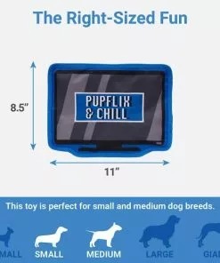 Frisco Zoomies & Chill TV Flat Plush Squeaky Dog Toy -The Frisco Store 241685 PT1. SY630 V1612879574