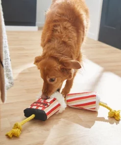 Frisco Zoomies & Chill Theatre Snacks Rope with Plush Squeaky Dog Toy -The Frisco Store 241689 PT6. SY630 V1610768279