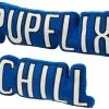 Frisco Zoomies & Chill Pupflix & Chill Plush Squeaky Dog Toy, 2 count -The Frisco Store 241693 MAIN. SY630 V1608742091