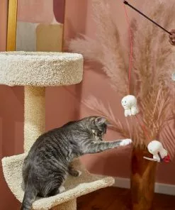 Frisco Zoomies & Chill Popcorn Teaser Cat Toy -The Frisco Store 241713 PT6. SY630 V1610756895