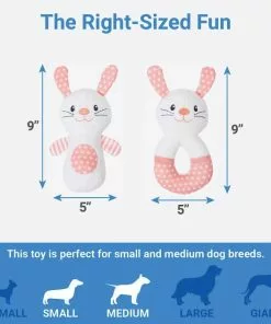 Frisco Bunny Plush Multipack Puppy Toy, 2 count 6 Frisco Bunny Plush Multipack Puppy Toy, 2 count -The Frisco Store 245916 PT1. SY630 V1611089594