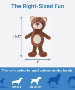 Frisco Bear Plush Squeaky Dog Toy -The Frisco Store 245924 PT1. SY630 V1611089597