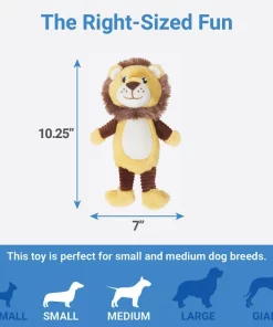 Frisco Lion Plush Squeaky Dog Toy -The Frisco Store 245926 PT1. SY630 V1611089597