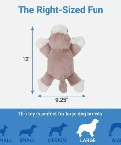 Frisco Plush Squeaking Monkey Dog Toy -The Frisco Store 245938 PT1. SY630 V1611089603