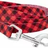 Frisco Buffalo Check Dog Leash