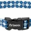 Frisco Blue Argyle Dog Collar -The Frisco Store 247017 MAIN. SY630 V1606816058