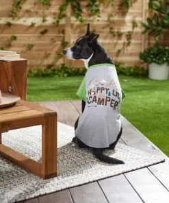 Frisco Happy Lil' Camper Dog & Cat T-Shirt -The Frisco Store 248789 PT7. SY630 V1613670226