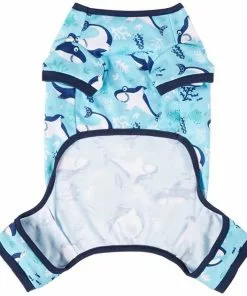 Frisco Happy Shark Dog & Cat Jersey PJs -The Frisco Store 249122 PT4. SY630 V1614006434