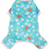 Frisco Teal Floral Dog & Cat Jersey PJs -The Frisco Store 249132 MAIN. SY630 V1637716621