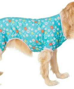 Frisco Teal Floral Dog & Cat Jersey PJs 11 Frisco Teal Floral Dog & Cat Jersey PJs -The Frisco Store 249132 PT2. SY630 V1637674341