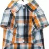 Frisco Plaid Dog & Cat Button Up Shirt