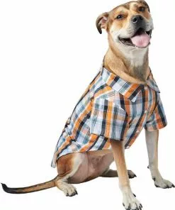 Frisco Plaid Dog & Cat Button Up Shirt -The Frisco Store 249173 PT2. SY630 V1624616856