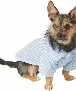 Frisco Striped Lightweight Dog & Cat Button Up Shirt -The Frisco Store 249187 PT2. SY630 V1624605157