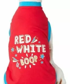 Frisco Red, White & Boop Dog & Cat T-Shirt -The Frisco Store 249241 PT2. SY630 V1624617458