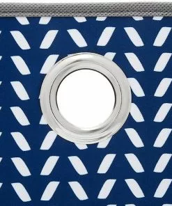 Frisco Square Collapsible Pet Toy Storage Bin, Navy Herringbone -The Frisco Store 250566 PT4. SY630 V1613773036