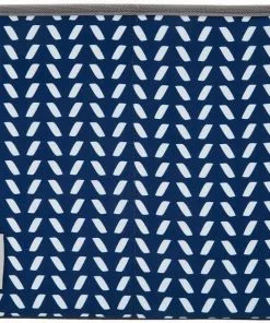 Frisco Square Collapsible Pet Toy Storage Bin, Navy Herringbone -The Frisco Store 250566 PT5. SY630 V1615572184