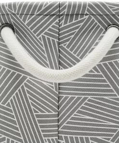 Frisco Round Collapsible Pet Toy Storage Bin, Gray Basket Weave -The Frisco Store 250585 PT1. SY630 V1613772976