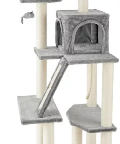 Frisco 68-in Faux Fur Cat Tree & Condo -The Frisco Store 252536 PT2. SY630 V1614966091
