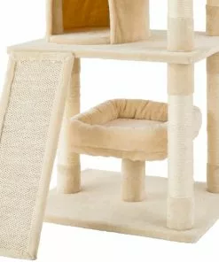 Frisco 62-in Faux Fur Cat Tree & Condo -The Frisco Store 252566 PT5. SY630 V1615523899