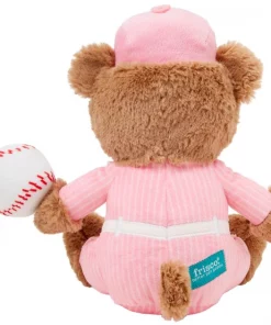 Frisco Baseball Bear Plush Squeaky Dog Toy, Pink -The Frisco Store 252744 PT2. SY630 V1613158579