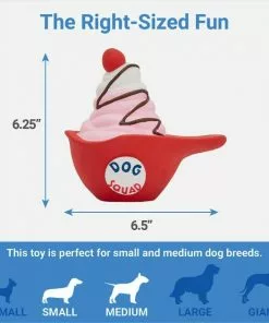 Frisco Baseball Cup of Icecream Plush Dog Toy -The Frisco Store 252762 PT1. SY630 V1615331484