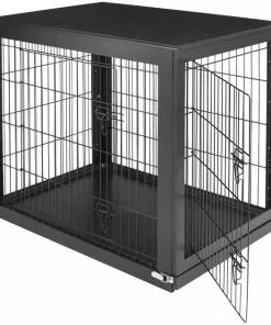 Frisco Double Door Furniture Style Dog Crate, Black 9 Frisco Double Door Furniture Style Dog Crate, Black -The Frisco Store 253027 PT2. SY630 V1635346028