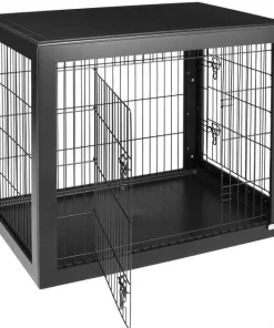 Frisco Double Door Furniture Style Dog Crate, Black 10 Frisco Double Door Furniture Style Dog Crate, Black -The Frisco Store 253027 PT3. SY630 V1635345779