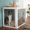 Frisco Double Door Furniture Style Dog Crate, White 1 Frisco Double Door Furniture Style Dog Crate, White -The Frisco Store 253031 MAIN. SY630 V1635345766