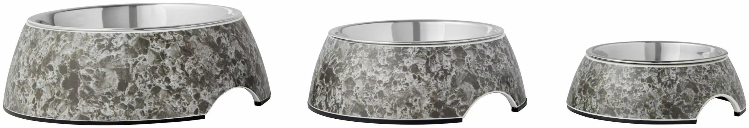 Frisco Black Marble Design Stainless Steel Dog & Cat Bowl 9 Frisco Black Marble Design Stainless Steel Dog & Cat Bowl - Image 7