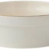 Frisco Gold Trim Melamine Dog & Cat Bowl, Cream -The Frisco Store 253062 MAIN. SY630 V1616595754