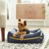 Frisco Faux Felt Reversible Modern Zipper Bolster Cat & Dog Bed -The Frisco Store 255147 MAIN. SY630 V1616011482