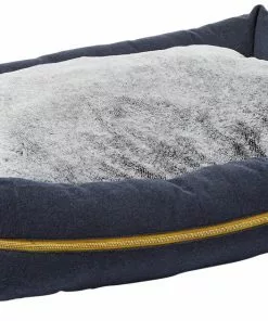 Frisco Faux Felt Reversible Modern Zipper Bolster Cat & Dog Bed -The Frisco Store 255147 PT2. SY630 V1616011933