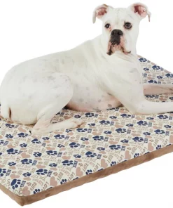 Frisco Micro Terry & Novelty Print Reversible Orthopedic Dog Crate Mat -The Frisco Store 255342 PT2. SY630 V1616087316