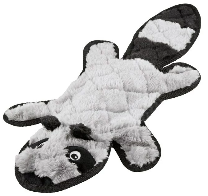 Frisco Flat Plush Squeaking Alligator Dog Toy, Medium & Frisco Flat Plush Squeaking Raccoon Dog Toy, Medium 6 Frisco Flat Plush Squeaking Alligator Dog Toy, Medium & Frisco Flat Plush Squeaking Raccoon Dog Toy, Medium - Image 4