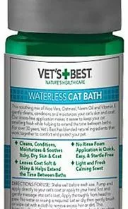 Frisco||Vet's Best Frisco Moisturizing Tear Stain Wipes with Organic Aloe for Dogs & Cats & Vet's Best Waterless Cat Bath, 4-oz bottle -The Frisco Store 255583 PT4. SY630 V1604145990