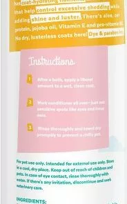 Frisco Shed Control Conditioner for Dogs & Cats, 20-oz bottle & Frisco Shed Control Shampoo for Dogs & Cats, 20-oz bottle -The Frisco Store 255615 PT2. SY630 V1603545418