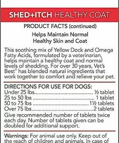 Frisco||Vet's Best Frisco Shed Control Shampoo for Dogs & Cats, 20-oz bottle & Vet's Best Healthy Coat Shed & Itch Relief Dog Supplement -The Frisco Store 255617 PT4. SY630 V1604235102