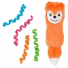Frisco Swattin' Springs Cat Toy, 4-Pack & Frisco Plush Kicker Cat Toy, Orange Fox -The Frisco Store 255629 MAIN. SY630 V1602701183