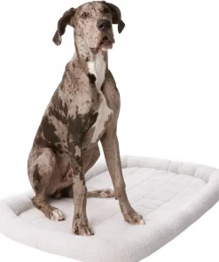 Frisco XX-Large Heavy Duty Single Door Wire Dog Crate, 54 inch & Frisco Quilted Dog Crate Mat, Ivory, 54-in -The Frisco Store 255633 PT4. SY630 V1604147207