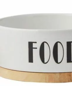 Frisco Ceramic Food Dog & Cat Bowl with Wood Base -The Frisco Store 256042 PT7. SY630 V1615310805 scaled