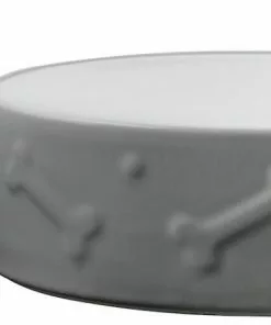 Frisco Bones Non-skid Ceramic Dog & Cat Bowl, Gray -The Frisco Store 256063 PT6. SY630 V1616508994 scaled