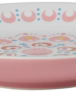 Frisco Kaleidoscope Pattern Non-skid Ceramic Cat Dish, Pink, 0.62 Cup -The Frisco Store 256084 PT1. SY630 V1618494749