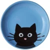 Frisco Cat Face Non-skid Ceramic Cat Dish, Blue, 0.50 Cup -The Frisco Store 256101 MAIN. SY630 V1615321300
