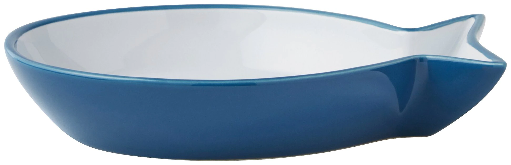 Frisco Fish Shaped Non-skid Ceramic Cat Dish, 0.62 Cups 3 Frisco Fish Shaped Non-skid Ceramic Cat Dish, 0.62 Cups