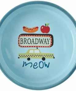 Frisco New York Non-skid Ceramic Cat Bowl, 1.62 Cups -The Frisco Store 256121 PT4. SY630 V1615312925