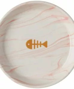 Frisco Marble Design Non-skid Ceramic Cat Bowl, 1.25 Cups -The Frisco Store 256125 PT4. SY630 V1615311102