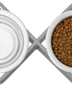 Frisco Diamond Dog & Cat Double Bowl Diner -The Frisco Store 257147 PT3. SY630 V1612367490