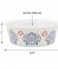 Frisco Bohemian Dog & Cat Bowl -The Frisco Store 257195 PT1. SY630 V1615336041