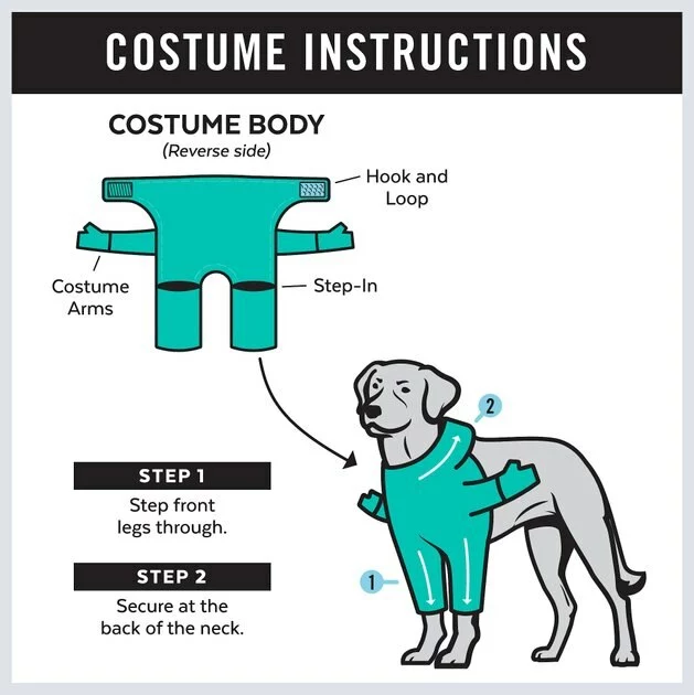 Frisco Front Walking Warrior Dog & Cat Costume 5 Frisco Front Walking Warrior Dog & Cat Costume - Image 3