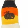 Frisco Colorblock Sequin Pumpkin Dog & Cat Sweater